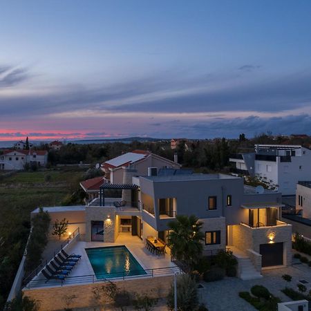 Villa Roca With Heated Pool And Sauna Privlaka  Buitenkant foto